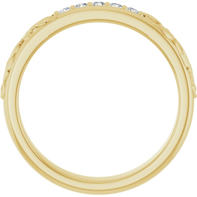 1/6 CTW Natural Diamond Band, 4.68 mm