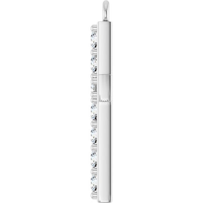 1/3 CTW Lab-Grown Diamond Cross Dangle, 12.4 mm x 18.7 mm