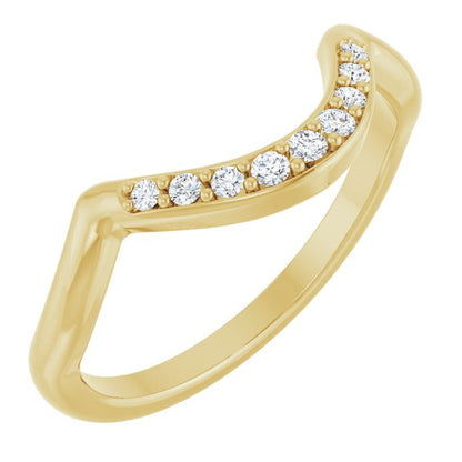 1/10 CTW Natural Diamond Matching Band, 5.3 mm