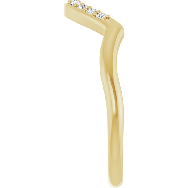 1/10 CTW Natural Diamond Matching Band, 5.3 mm