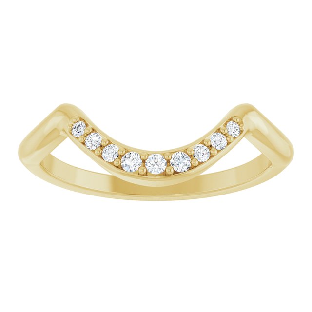 1/10 CTW Natural Diamond Matching Band, 5.3 mm