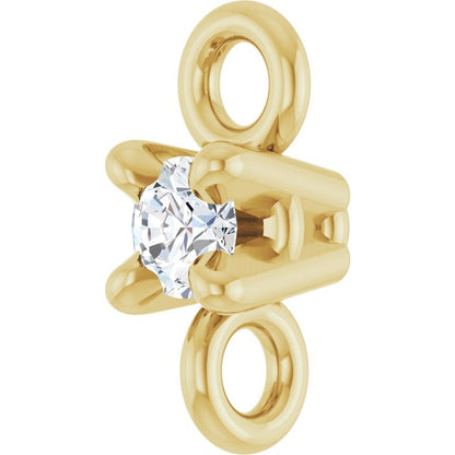 .025 CT Lab-Grown Diamond 4-Prong Basket Link