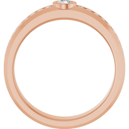 1/2 CTW Lab-Grown Diamond Band, 5.14 mm