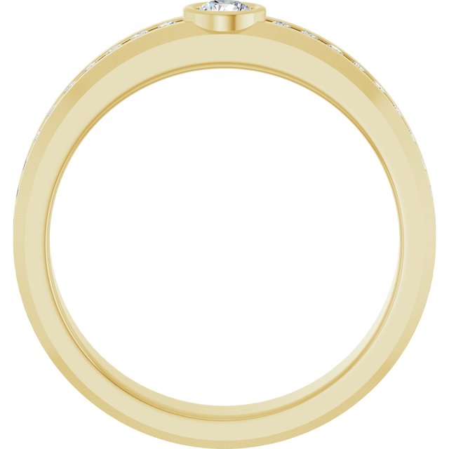1/2 CTW Lab-Grown Diamond Band, 5.14 mm