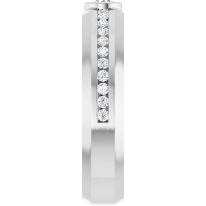 1/2 CTW Lab-Grown Diamond Band, 5.14 mm