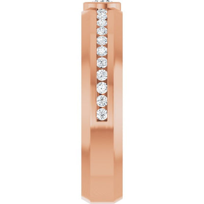 1/2 CTW Lab-Grown Diamond Band, 5.14 mm