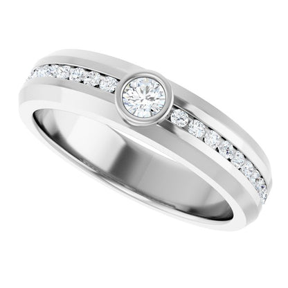 1/2 CTW Natural Diamond Band, 5.14 mm