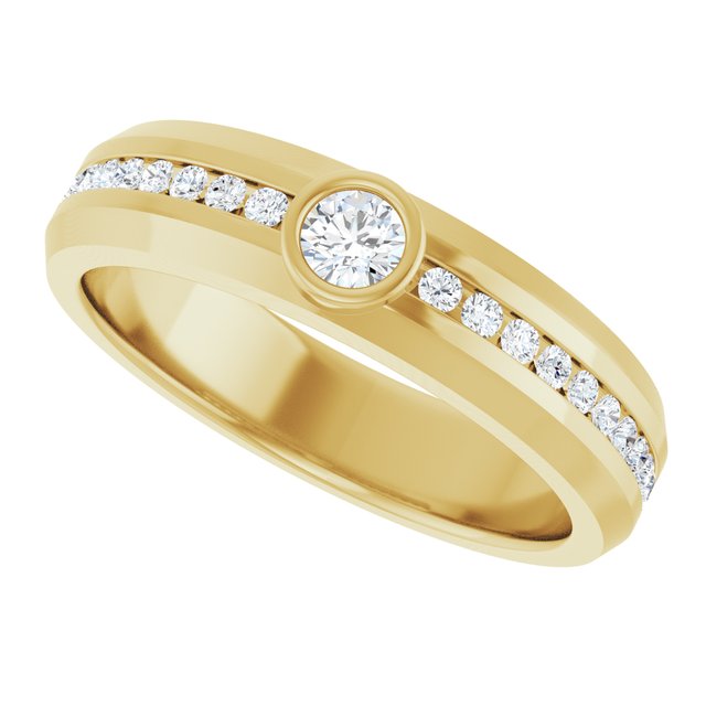 1/2 CTW Lab-Grown Diamond Band, 5.14 mm