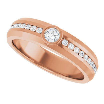 1/2 CTW Lab-Grown Diamond Band, 5.14 mm