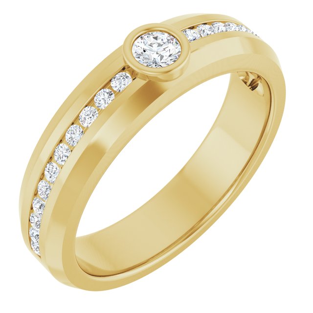 1/2 CTW Lab-Grown Diamond Band, 5.14 mm