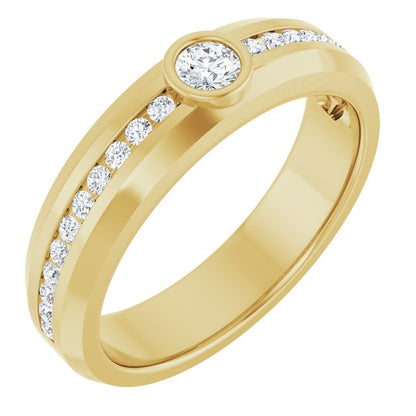 1/2 CTW Lab-Grown Diamond Band, 5.14 mm