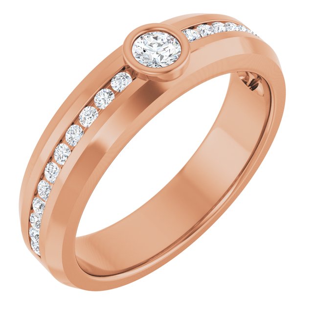 1/2 CTW Natural Diamond Band, 5.14 mm