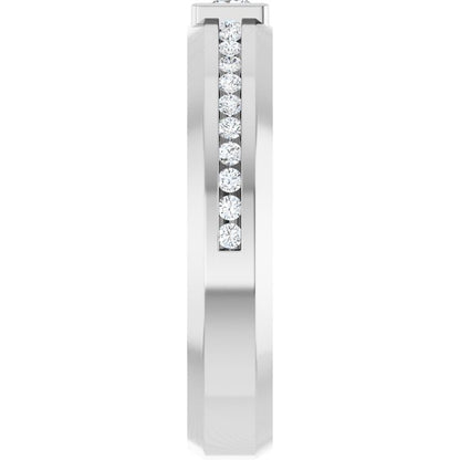 3/8 CTW Lab-Grown Diamond Band, 4.7 mm