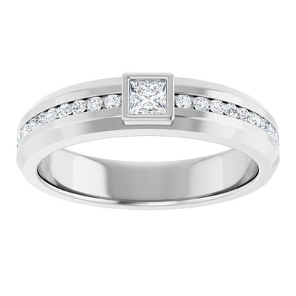 3/8 CTW Lab-Grown Diamond Band, 4.7 mm