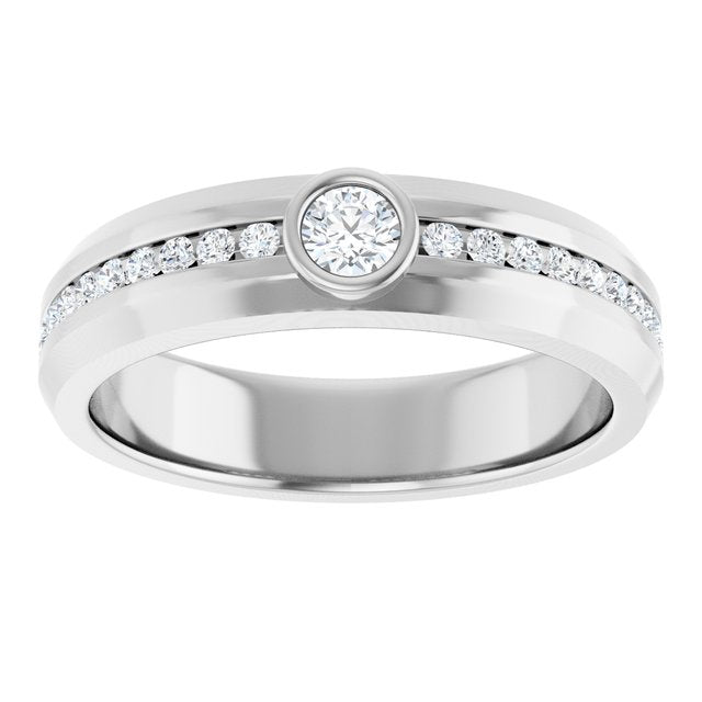 1/2 CTW Lab-Grown Diamond Band, 5.14 mm