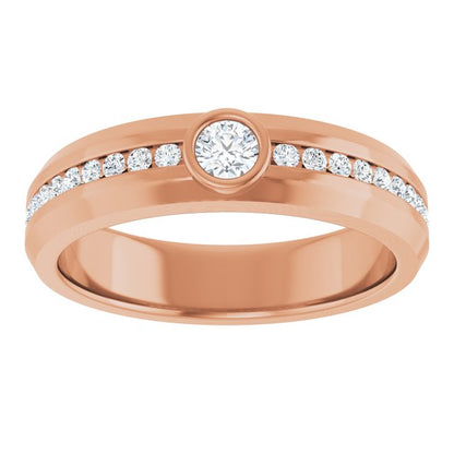 1/2 CTW Lab-Grown Diamond Band, 5.14 mm