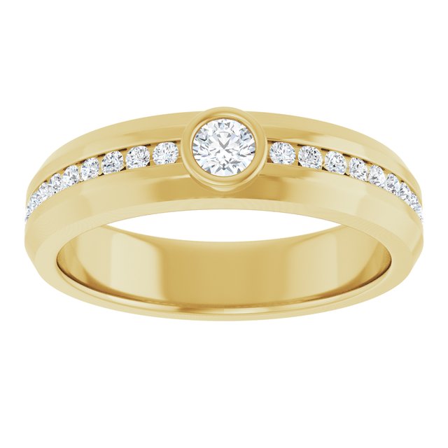 1/2 CTW Lab-Grown Diamond Band, 5.14 mm