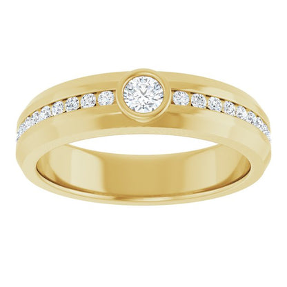 1/2 CTW Lab-Grown Diamond Band, 5.14 mm