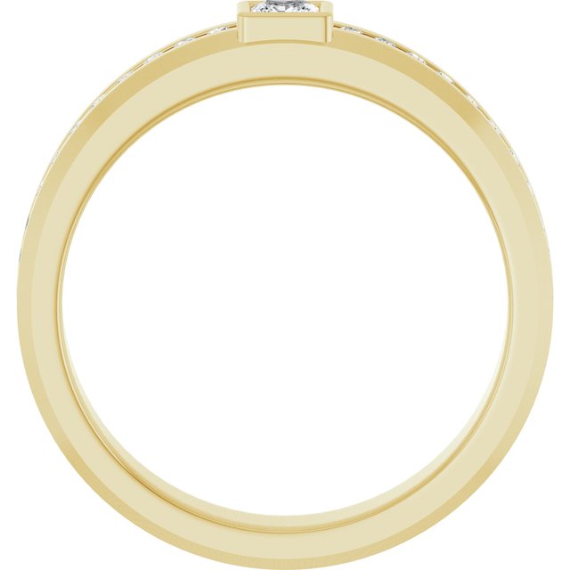 3/8 CTW Lab-Grown Diamond Band, 4.7 mm