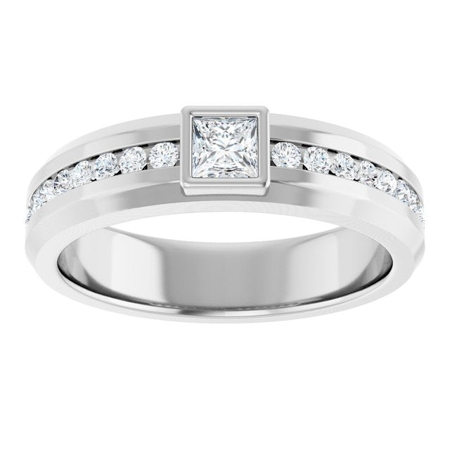 5/8 CTW Lab-Grown Diamond Band, 6.3 mm