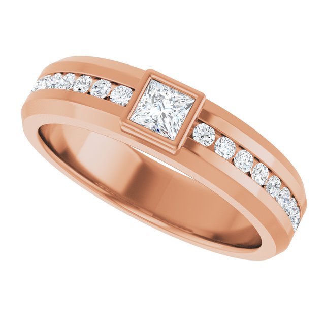 5/8 CTW Lab-Grown Diamond Band, 6.3 mm