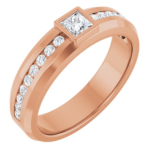 5/8 CTW Lab-Grown Diamond Band, 6.3 mm
