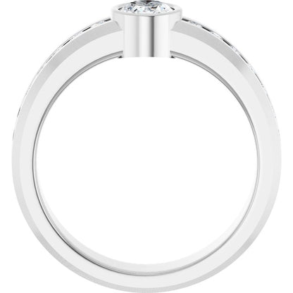 1 1/4 CTW Lab-Grown Diamond Band, 8.5 mm