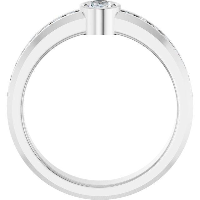 3/4 CTW Lab-Grown Diamond Band, 5.91 mm