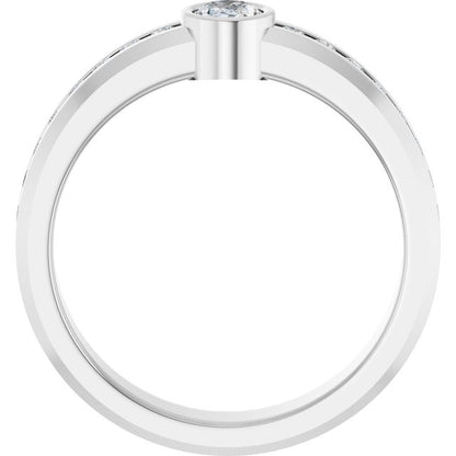 3/4 CTW Lab-Grown Diamond Band, 5.91 mm