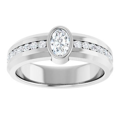 3/4 CTW Lab-Grown Diamond Band, 5.91 mm