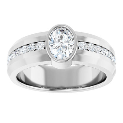1 1/4 CTW Lab-Grown Diamond Band, 8.5 mm