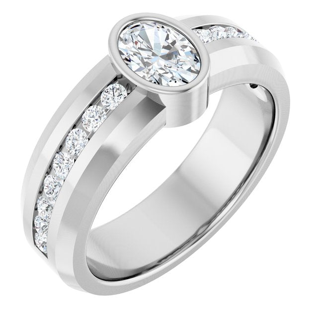 1 1/4 CTW Lab-Grown Diamond Band, 8.5 mm