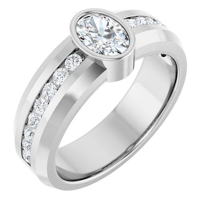 1 1/4 CTW Lab-Grown Diamond Band, 8.5 mm
