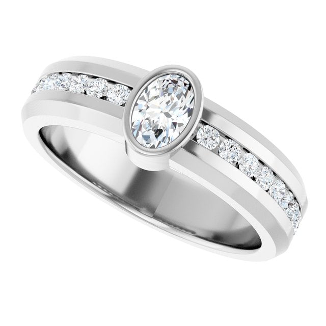 3/4 CTW Lab-Grown Diamond Band, 5.91 mm