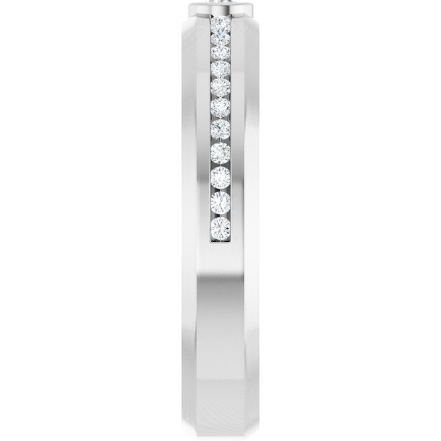 1/4 CTW Lab-Grown Diamond Band, 4.4 mm