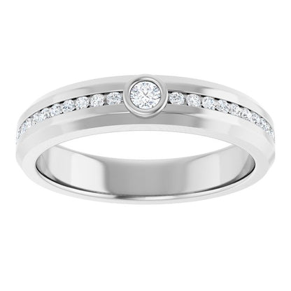 1/4 CTW Lab-Grown Diamond Band, 4.4 mm