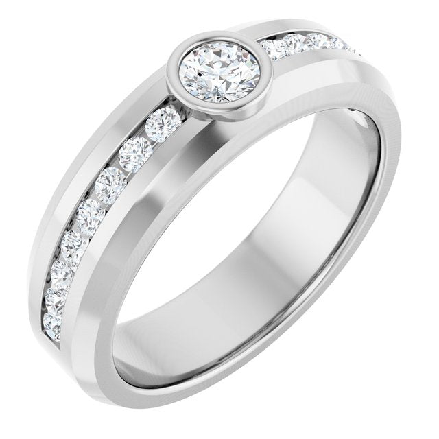 5/8 CTW Natural Diamond Band, 5.91 mm