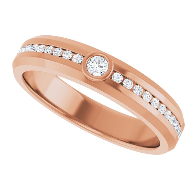 1/4 CTW Lab-Grown Diamond Band, 4.4 mm