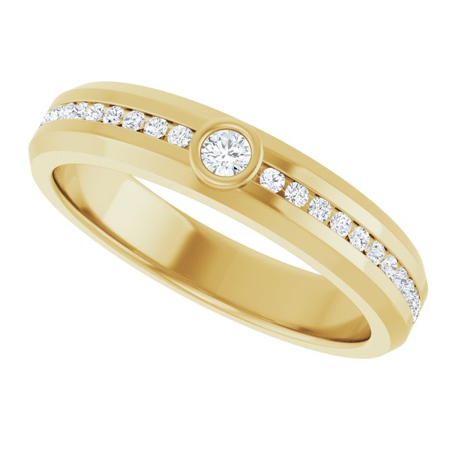 1/4 CTW Lab-Grown Diamond Band, 4.4 mm