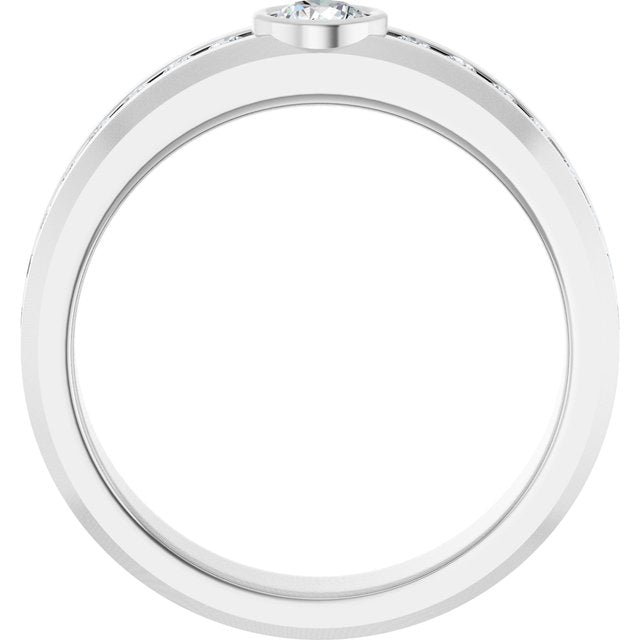 3/4 CTW Lab-Grown Diamond Band, 5.91 mm