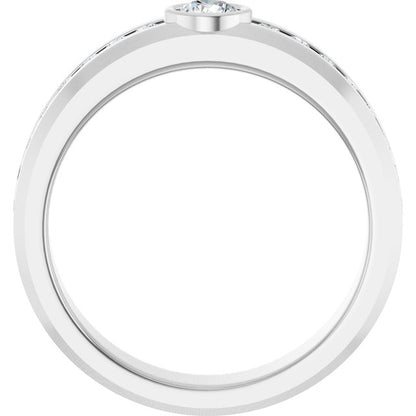 3/4 CTW Lab-Grown Diamond Band, 5.91 mm