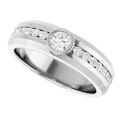 5/8 CTW Natural Diamond Band, 5.91 mm