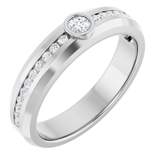 1/4 CTW Natural Diamond Band, 4.7 mm