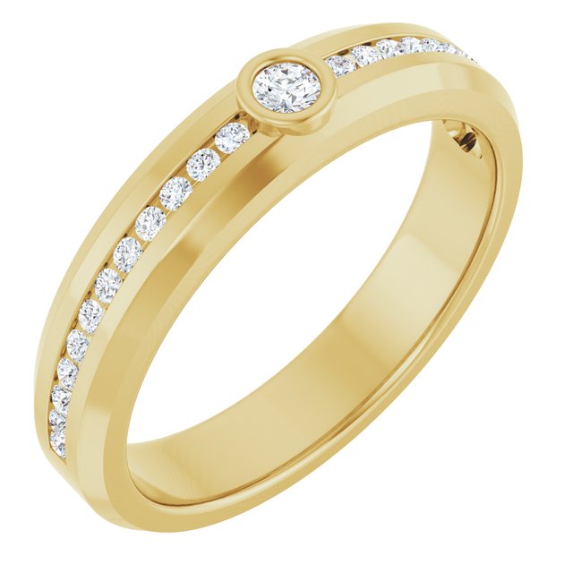 1/4 CTW Lab-Grown Diamond Band, 4.4 mm