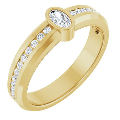 5/8 CTW Lab-Grown Diamond Band, 6.3 mm