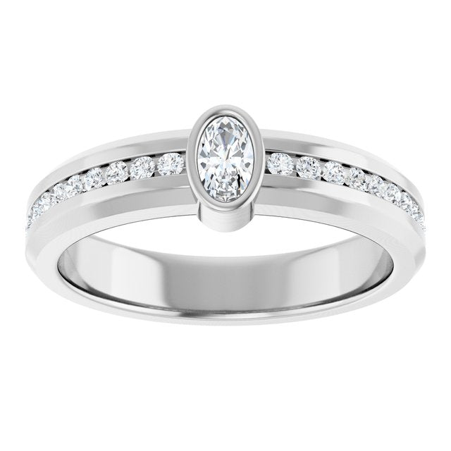 5/8 CTW Lab-Grown Diamond Band, 6.3 mm