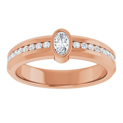5/8 CTW Lab-Grown Diamond Band, 6.3 mm