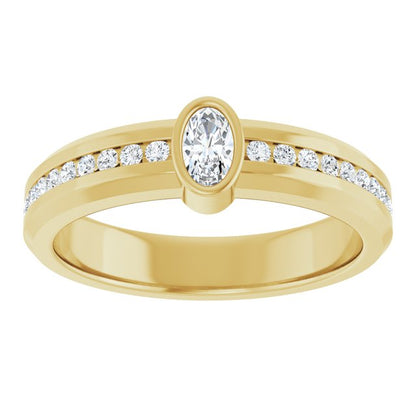 5/8 CTW Lab-Grown Diamond Band, 6.3 mm
