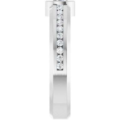 5/8 CTW Lab-Grown Diamond Band, 6.3 mm
