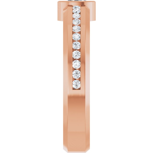 5/8 CTW Lab-Grown Diamond Band, 6.3 mm